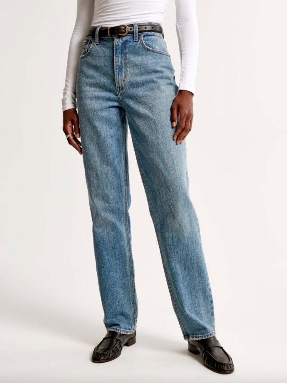 Abercrombie & Fitch Ultra High Rise 90s Straight Jean